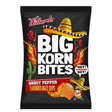 Big Korn Bites Hot Ghost Pepper 120g