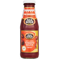 Tomato Sauce Hot & Spicy All Gold 350ml