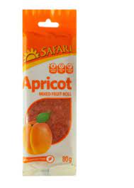 Fruit Roll Apricot Safari 80g