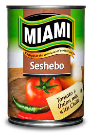 Tomato & Onion Mix with Chilli Seshebo Miami 410g