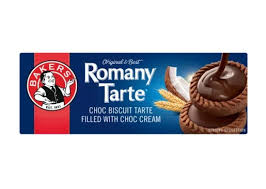 Romany Tarte Chocolate Biscuits Bakers 150g