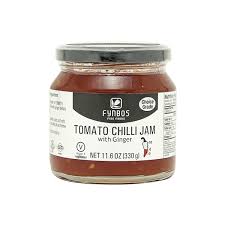 Tomato Chilli Jam with Ginger  330g  Fynbos