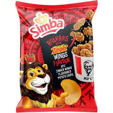 Crisps Zinger Wings KFC 120g Simba