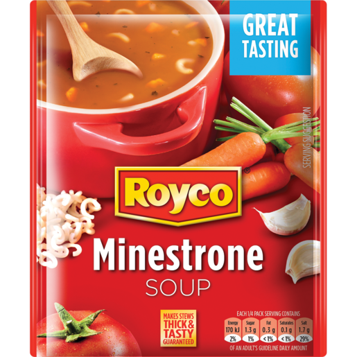 Soup Minestrone Packet Royco 50g