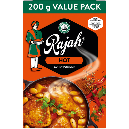 Curry Powder Rajah Hot 200g
