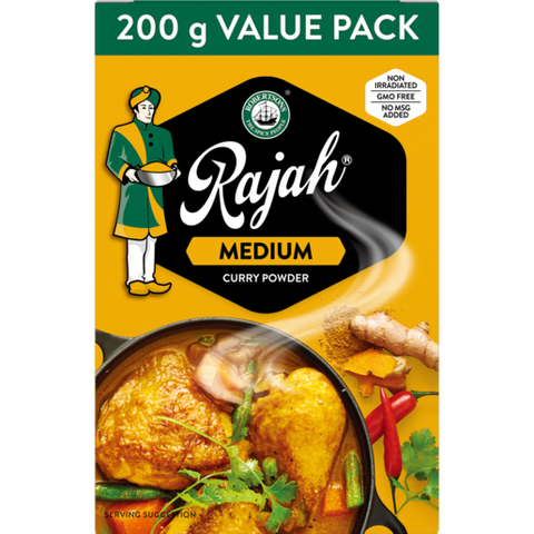 Curry Powder Medium Rajah 200g