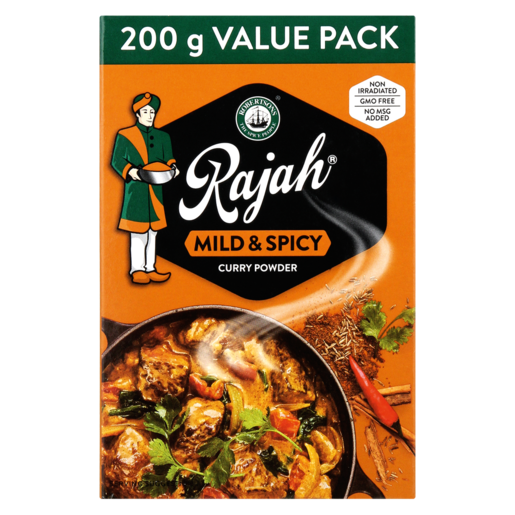 Curry Powder Mild & Spicy Rajah 200g