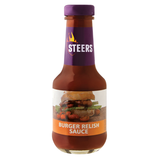 Burger Relish  Sauce Steers 375 ml