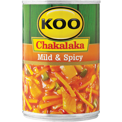 Chakalaka Mild and Spicy Koo 410g