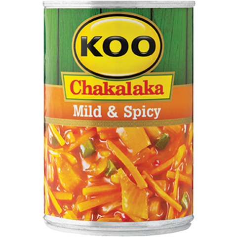 Chakalaka Mild and Spicy Koo 410g