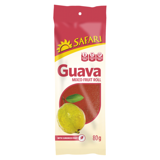 Fruit Roll Guava Safari 80g