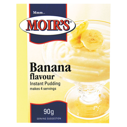 Pudding Banana Moirs 90g