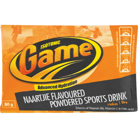 Isotonic Game Sachet Naartjie 80g