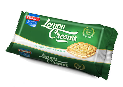 Biscuits Lemon Creams Lobels 200g