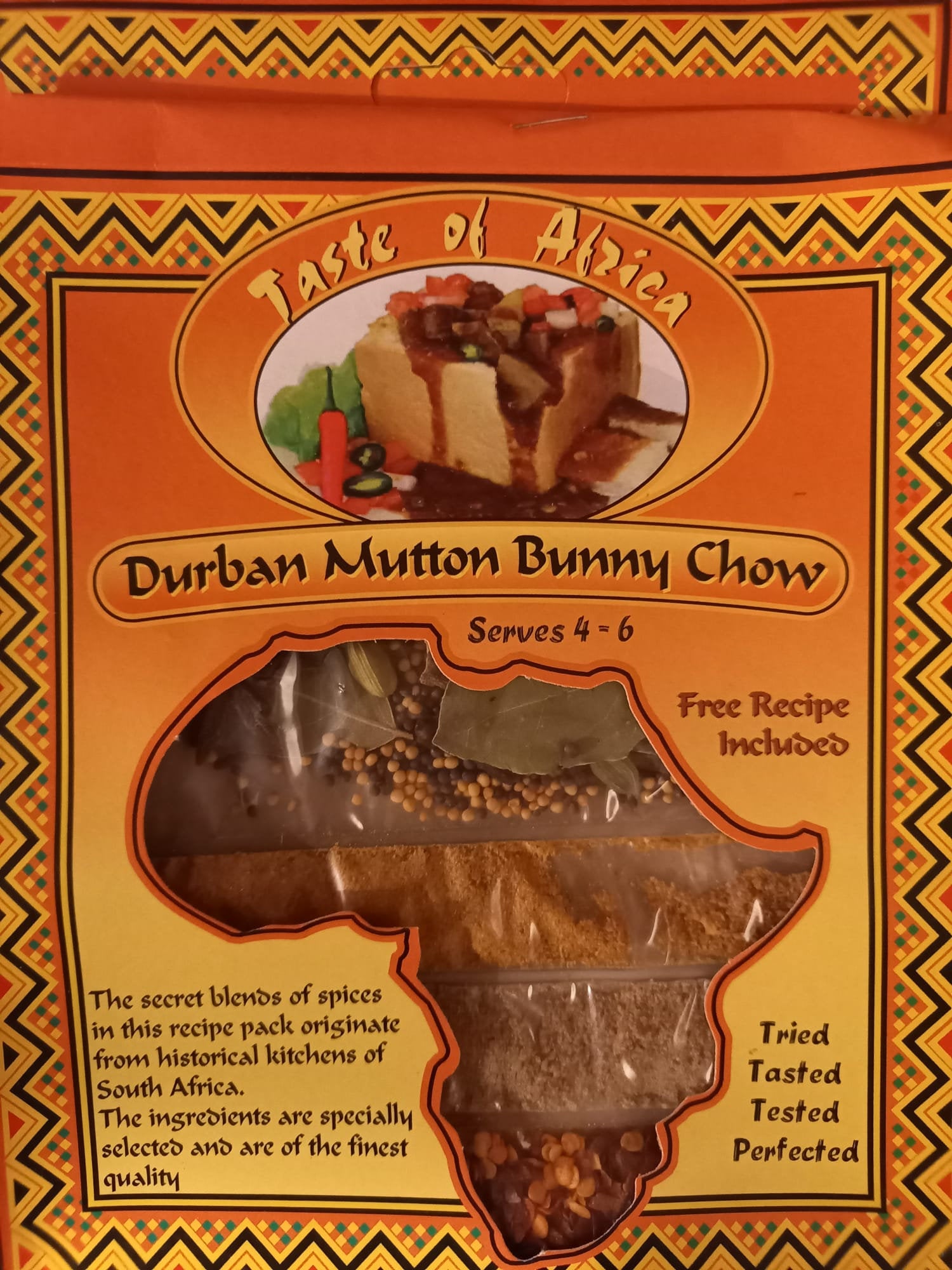 Spice Durban Mutton Bunny Chow Taste of Africa 60g