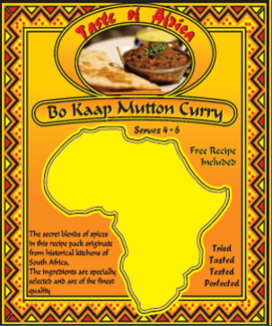 Spice Bo Kaap Mutton Curry Taste of Africa 60g