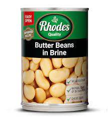 Butter Beans in Brine  Rhodes 410g
