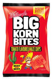 Big Korn Bites Tomato Willards 120g