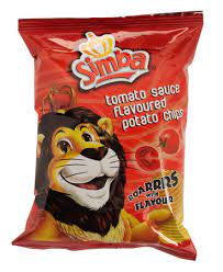 Crisps Tomato Sauce Simba 125g