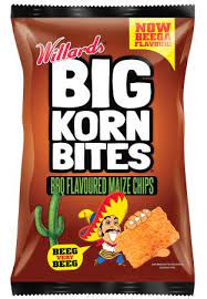 Big Korn Bites BBQ Willards 120g