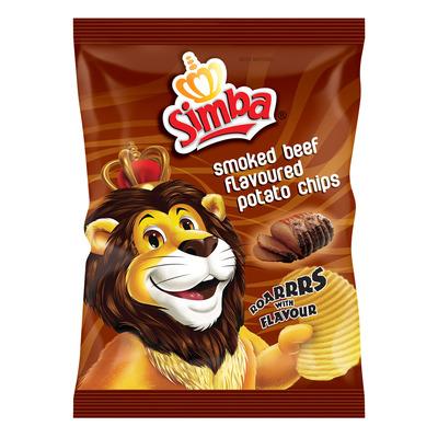 Crisps Smoked Beef Simba 120g