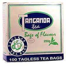 Tanganda Tea 100 Tagless Bags