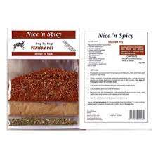 Venison Pot Spices Nice 'n Spicy